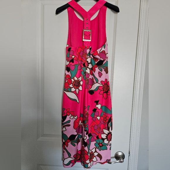 Ted Baker Hot Pink Dress Size 1 - Picture 2 of 4